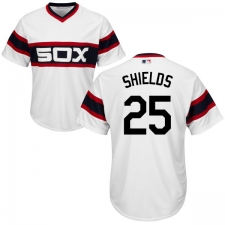 Men's Majestic Chicago White Sox #33 James Shields Replica White 2013 Alternate Home Cool Base MLB Jersey
