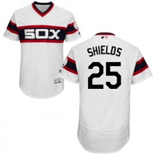 Men's Majestic Chicago White Sox #33 James Shields White Alternate Flex Base Authentic Collection MLB Jersey