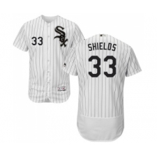 Men's Majestic Chicago White Sox #33 James Shields White Home Flex Base Authentic Collection MLB Jerseys