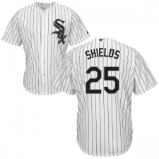 Youth Majestic Chicago White Sox #33 James Shields Replica White Home Cool Base MLB Jersey