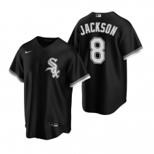 Men's Nike Chicago White Sox #8 Bo Jackson Black Alternate Stitched Baseball Jersey