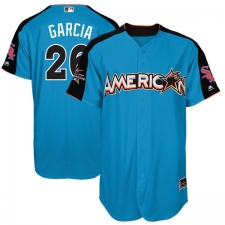 Youth Majestic Chicago White Sox #26 Avisail Garcia Replica Blue American League 2017 MLB All-Star MLB Jersey