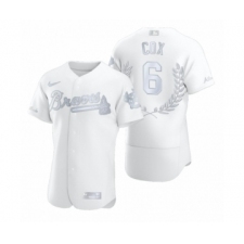 Youth Bobby Cox #6 Atlanta Braves White Awards Collection Retirement Jersey