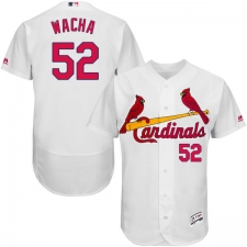 Men's Majestic St. Louis Cardinals #52 Michael Wacha White Home Flex Base Authentic Collection MLB Jersey