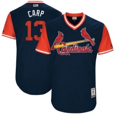 Men's Majestic St. Louis Cardinals #13 Matt Carpenter 