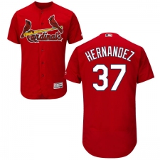 Men's Majestic St. Louis Cardinals #37 Keith Hernandez Red Alternate Flex Base Authentic Collection MLB Jersey