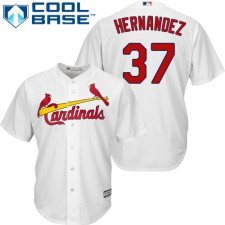 Youth Majestic St. Louis Cardinals #37 Keith Hernandez Replica White Home Cool Base MLB Jersey