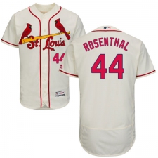 Men's Majestic St. Louis Cardinals #44 Trevor Rosenthal Cream Alternate Flex Base Authentic Collection MLB Jersey