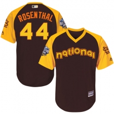 Youth Majestic St. Louis Cardinals #44 Trevor Rosenthal Authentic Brown 2016 All-Star National League BP Cool Base MLB Jersey