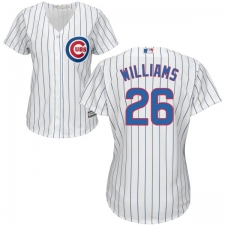 Women's Majestic Chicago Cubs #26 Billy Williams Replica White Home Cool Base MLB Jersey