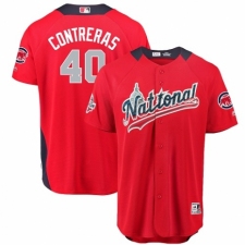Youth Majestic Chicago Cubs #40 Willson Contreras Game Red National League 2018 MLB All-Star MLB Jersey