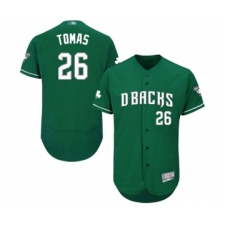 Men's Arizona Diamondbacks #26 Yasmany Tomas Green Celtic Flexbase Authentic Collection Baseball Jersey