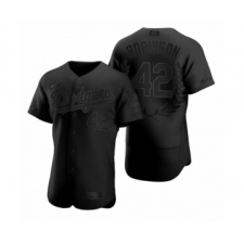 Men's Jackie Robinson #42 Los Angeles Dodgers Black Awards Collection Retirement Jersey