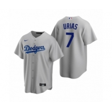 Men's Los Angeles Dodgers #7 Julio Urias Nike Gray Replica Alternate Jersey