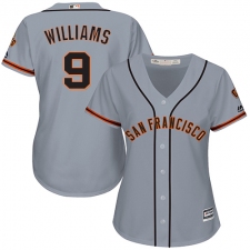 Women's Majestic San Francisco Giants #9 Matt Williams Replica Grey Road Cool Base MLB Jersey