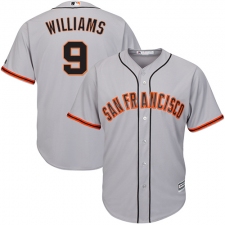 Youth Majestic San Francisco Giants #9 Matt Williams Authentic Grey Road Cool Base MLB Jersey