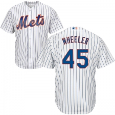 Youth Majestic New York Mets #45 Zack Wheeler Replica White Home Cool Base MLB Jersey