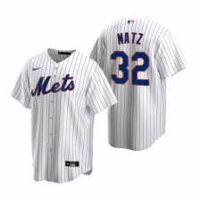 Men's Nike New York Mets #32 Steven Matz White 2020 Home Stitched Baseball Jersey