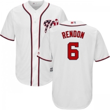Youth Majestic Washington Nationals #6 Anthony Rendon Replica White Home Cool Base MLB Jersey