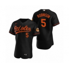 Men's Baltimore Orioles #5 Brooks Robinson Nike Black Authentic 2020 Alternate Jersey
