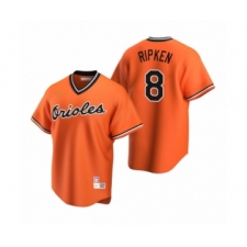 Men's Baltimore Orioles #8 Cal Ripken Jr. Nike Orange Cooperstown Collection Alternate Jersey