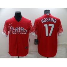 Men's Philadelphia Phillies #19 Greg Luzinski Red Gradient Sleeves Stitched Baseball Jersey