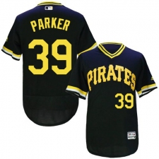 Men's Majestic Pittsburgh Pirates #39 Dave Parker Black Flexbase Authentic Collection Cooperstown MLB Jersey