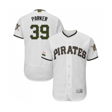 Men's Pittsburgh Pirates #39 Dave Parker White Alternate Authentic Collection Flex Base Baseball Jersey
