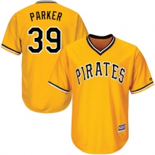 Youth Majestic Pittsburgh Pirates #39 Dave Parker Replica Gold Alternate Cool Base MLB Jersey