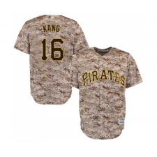 Youth Pittsburgh Pirates #16 Jung-ho Kang Replica Camo Alternate Cool Base Baseball Jersey