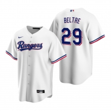 Men's Nike Texas Rangers #29 Adrian Beltre White Home Stitched Baseball Jersey