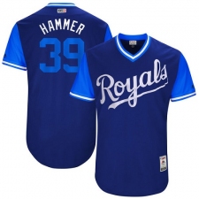 Men's Majestic Kansas City Royals #39 Jason Hammel 