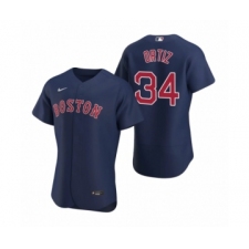 Men's Boston Red Sox #34 David Ortiz Nike Navy Authentic 2020 Alternate Jersey