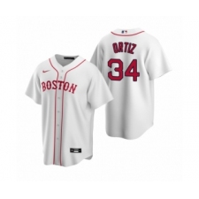 Men's Boston Red Sox #34 David Ortiz Nike White Replica Alternate Jersey