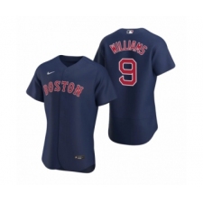 Men's Boston Red Sox #9 Ted Williams Nike Navy Authentic 2020 Alternate Jersey