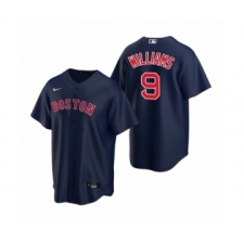 Men's Boston Red Sox #9 Ted Williams Nike Navy Replica Alternate Jersey