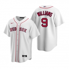 Men's Nike Boston Red Sox #9 Ted Williams White Home Stitched Baseball Jersey