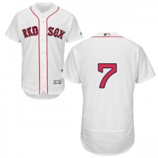 Men's Majestic Boston Red Sox #7 Christian Vazquez White Home Flex Base Authentic Collection MLB Jersey