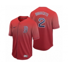 Men's Boston Red Sox #2 Xander Bogaerts Red Fade Nike Jersey