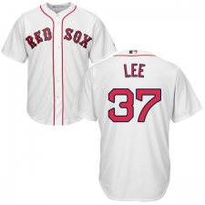 Youth Majestic Boston Red Sox #37 Bill Lee Replica White Home Cool Base MLB Jersey