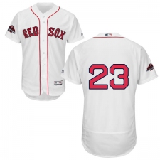 Men's Majestic Boston Red Sox #23 Blake Swihart White Home Flex Base Authentic Collection 2018 World Series Champions MLB Jersey