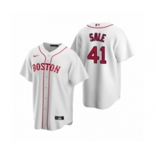 Men's Boston Red Sox #41 Chris Sale Nike White Replica Alternate Jersey