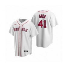 Men's Boston Red Sox #41 Chris Sale Nike White Replica Home Jersey