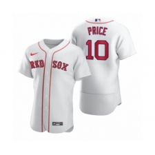 Men Boston Red Sox #10 David Price Nike White 2020 Authentic Jersey