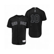 Men Red Sox #10 David Price X Black 2019 Players Weekend Authentic Jersey
