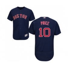 Men's Boston Red Sox #10 David Price Navy Blue Alternate Flex Base Authentic Collection Baseball Jersey