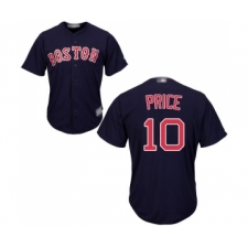 Men's Boston Red Sox #10 David Price Replica Navy Blue Alternate Road Cool Base Baseball Jersey