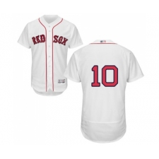 Men's Boston Red Sox #10 David Price White Home Flex Base Authentic Collection Baseball Jersey
