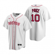 Men's Nike Boston Red Sox #10 David Price White Alternate Stitched Baseball Jersey