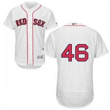 Men's Majestic Boston Red Sox #46 Craig Kimbrel White Home Flex Base Authentic Collection MLB Jersey